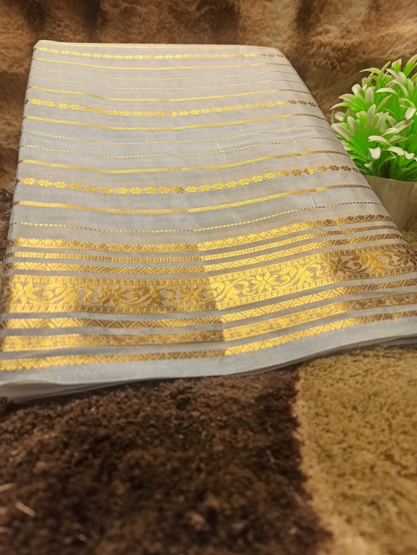 Artificial / Mix Crape Sarees ( Semi Crape )