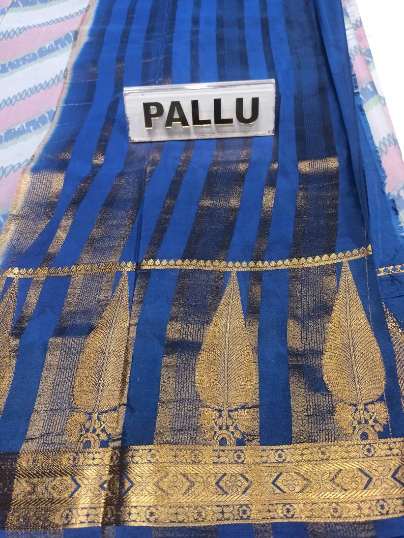 Artificial / Mix Crape Sarees ( Semi Crape )