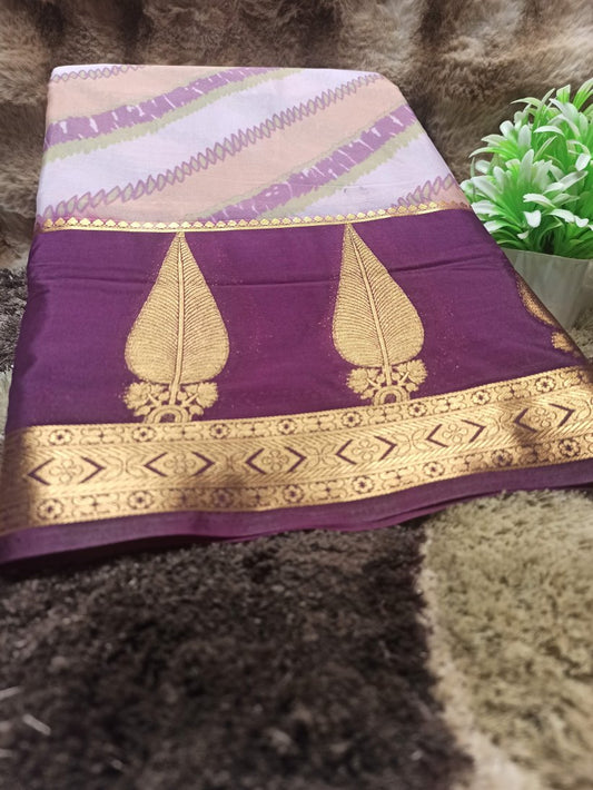 Artificial / Mix Crape Sarees ( Semi Crape )