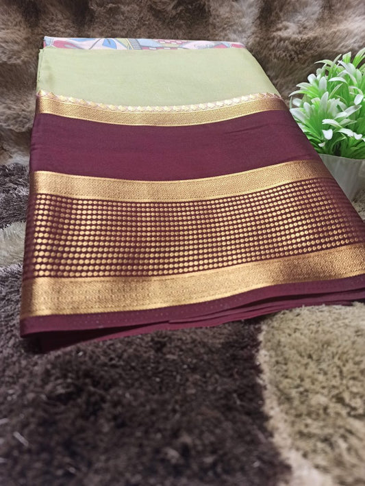 Artificial / Mix Crape Sarees ( Semi Crape )