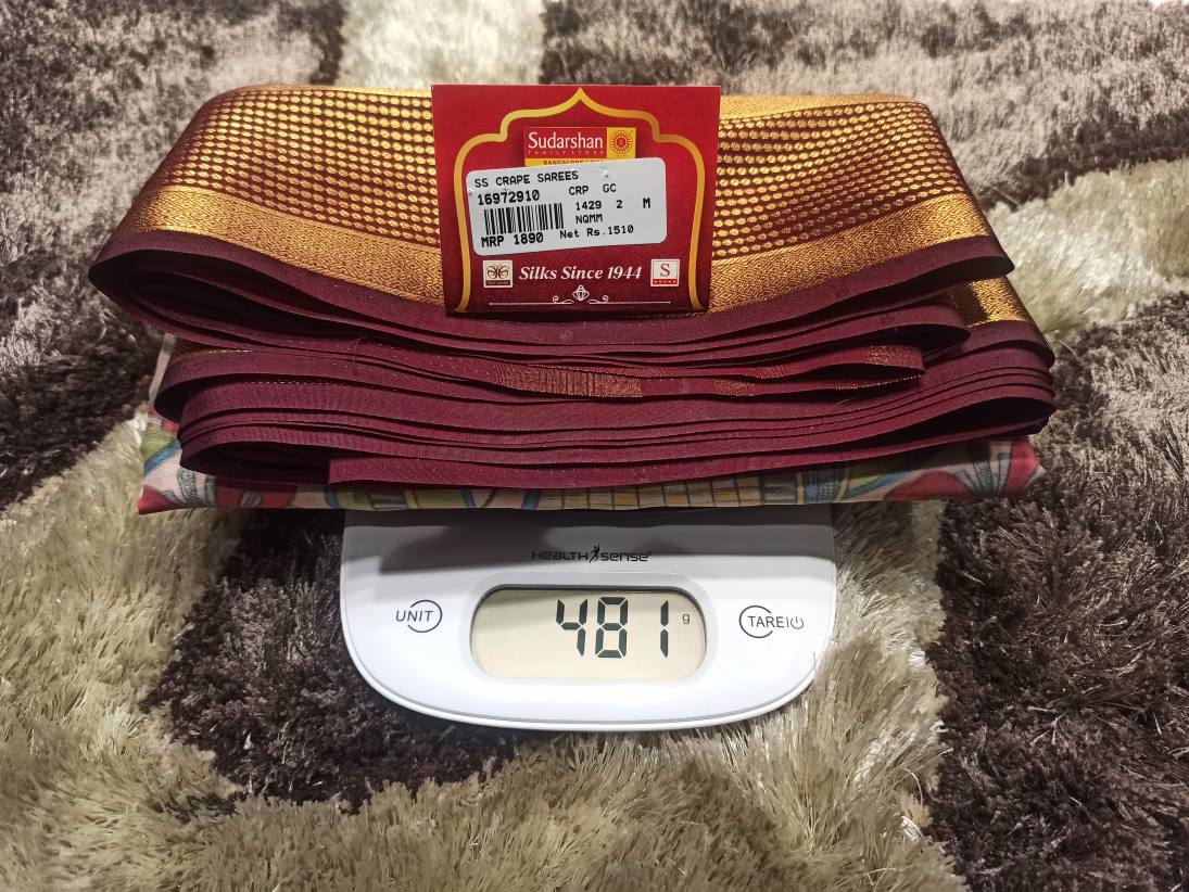 Artificial / Mix Crape Sarees ( Semi Crape )