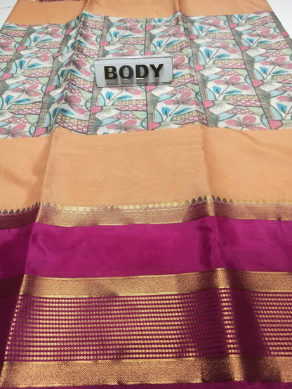 Artificial / Mix Crape Sarees ( Semi Crape )