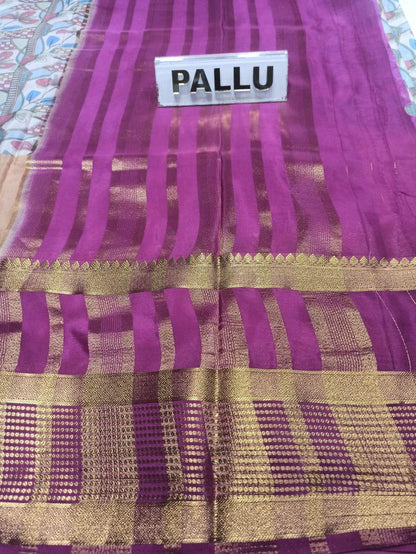 Artificial / Mix Crape Sarees ( Semi Crape )