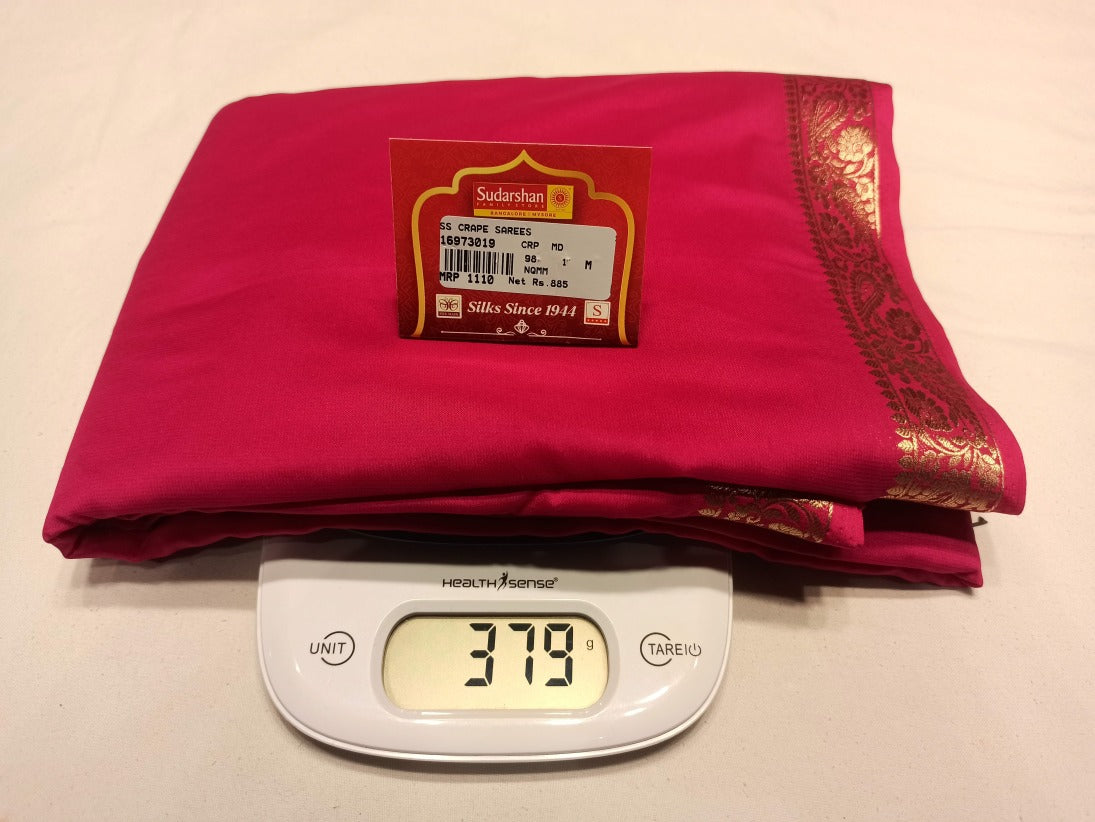 Artificial / Mix Crape Sarees ( Semi Crape )