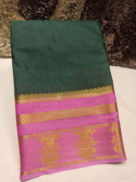 Artificial / Mix Crape Sarees ( Semi Crape )