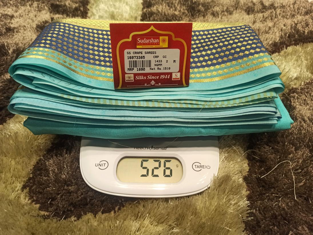 Artificial / Mix Crape Sarees ( Semi Crape )