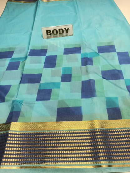 Artificial / Mix Crape Sarees ( Semi Crape )