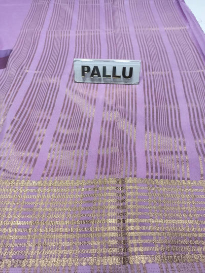 Artificial / Mix Crape Sarees ( Semi Crape )