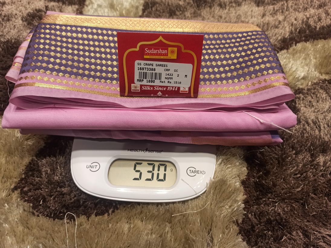 Artificial / Mix Crape Sarees ( Semi Crape )