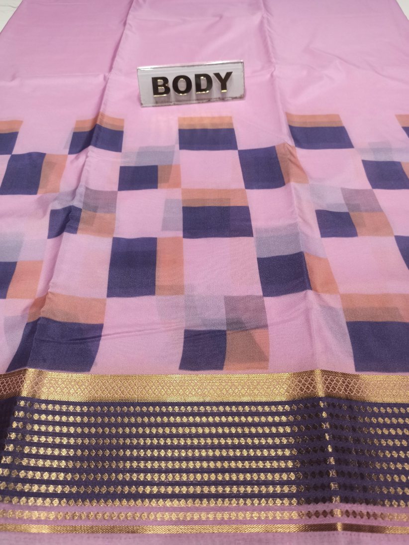 Artificial / Mix Crape Sarees ( Semi Crape )