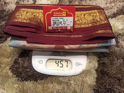 Artificial / Mix Crape Sarees ( Semi Crape )