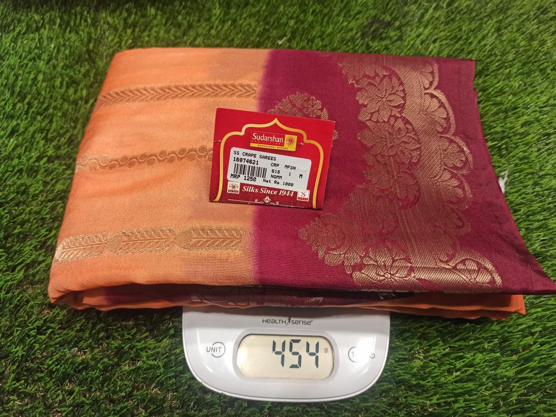 Artificial / Mix Crape Sarees ( Semi Crape )