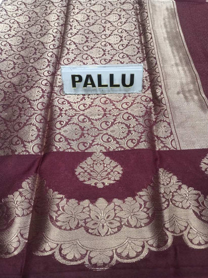 Artificial / Mix Crape Sarees ( Semi Crape )