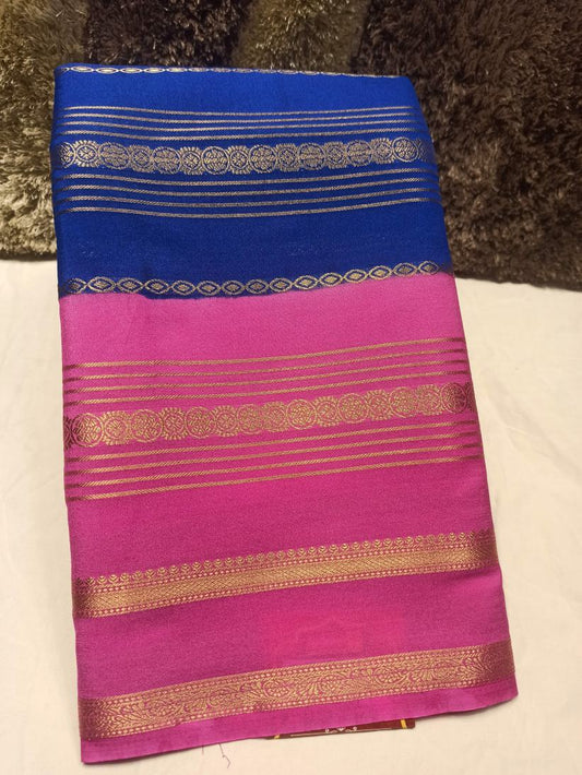 Artificial / Mix Crape Sarees ( Semi Crape )