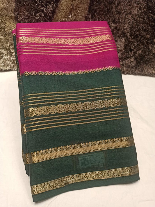 Artificial / Mix Crape Sarees ( Semi Crape )