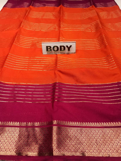 Artificial / Mix Crape Sarees ( Semi Crape )