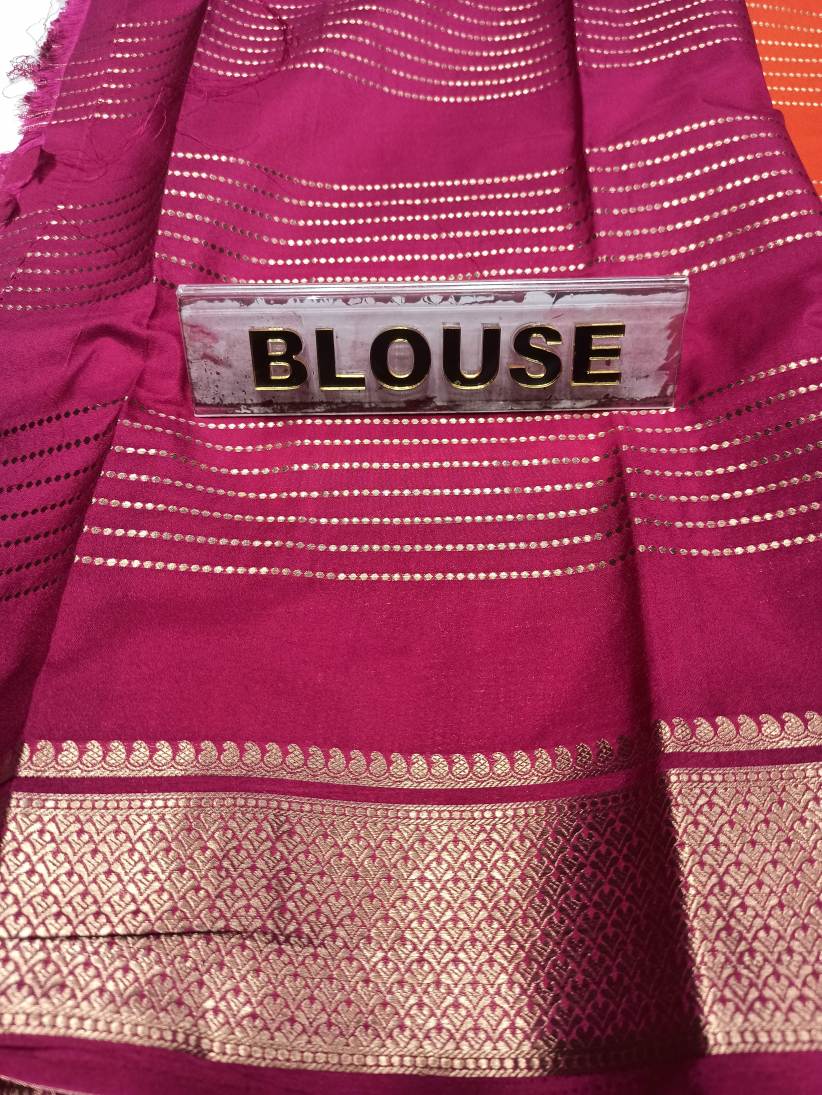 Artificial / Mix Crape Sarees ( Semi Crape )