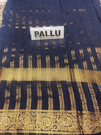 Artificial / Mix Crape Sarees ( Semi Crape )