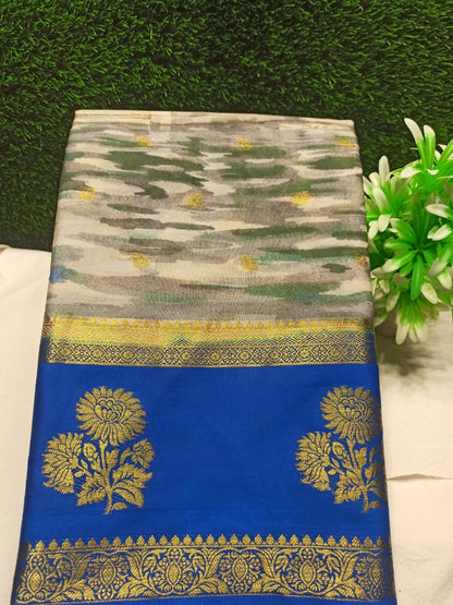 Artificial / Mix Crape Sarees ( Semi Crape )