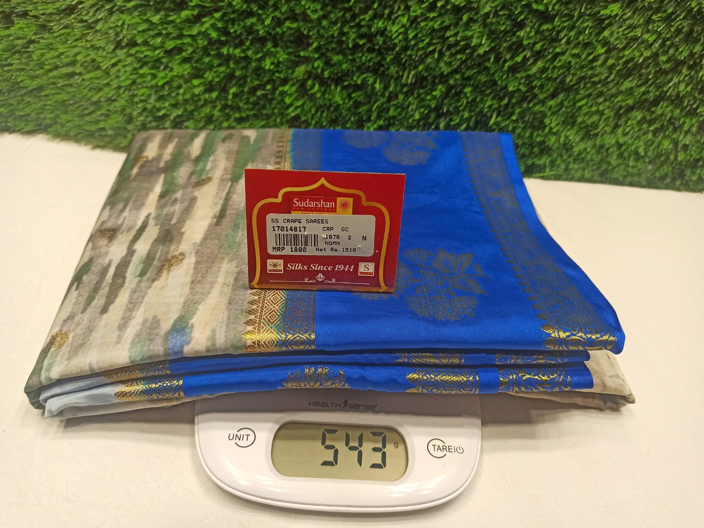 Artificial / Mix Crape Sarees ( Semi Crape )