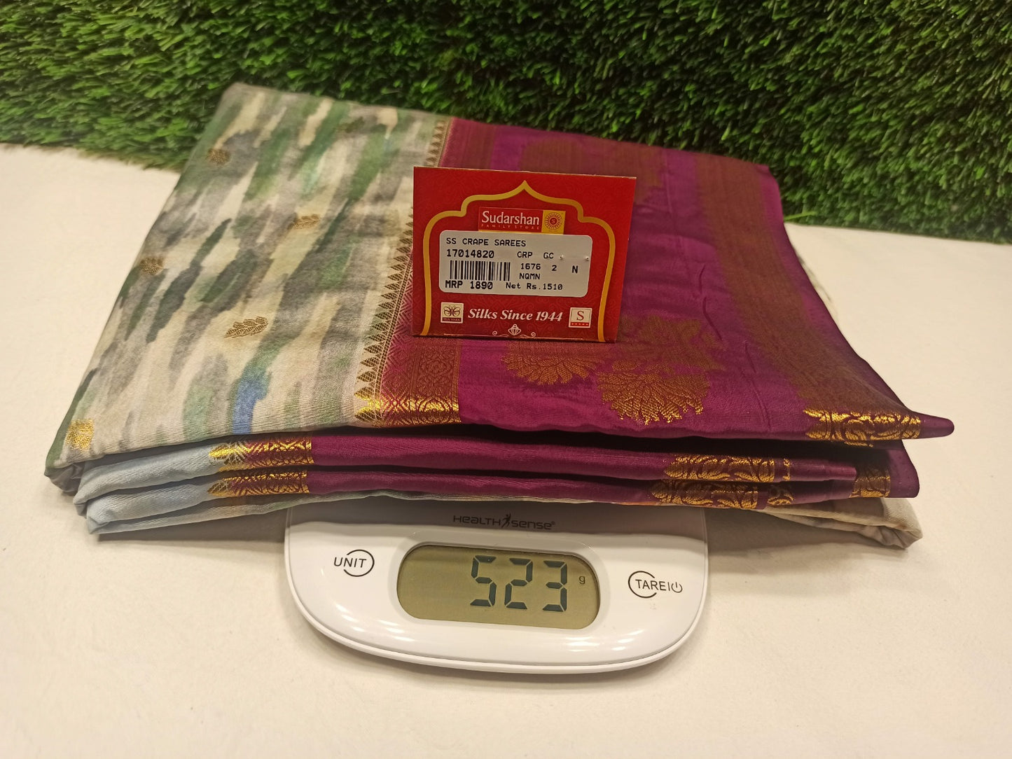 Artificial / Mix Crape Sarees ( Semi Crape )