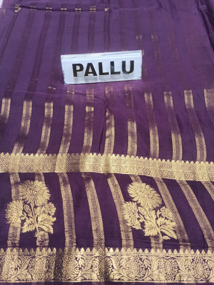 Artificial / Mix Crape Sarees ( Semi Crape )