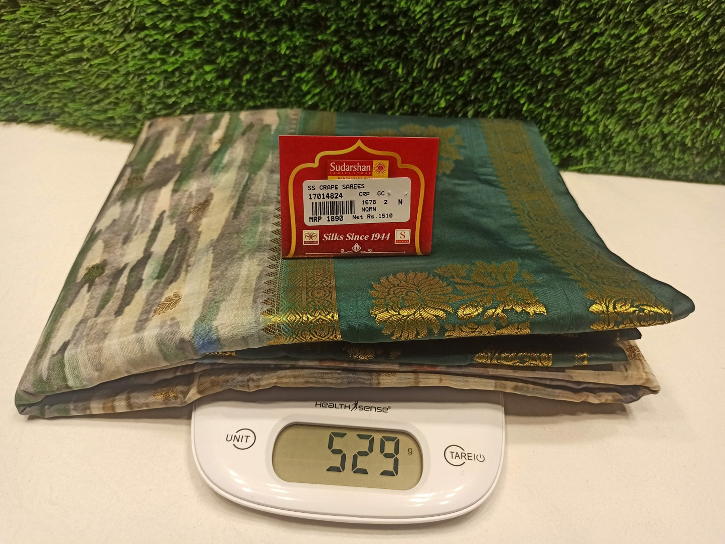 Artificial / Mix Crape Sarees ( Semi Crape )