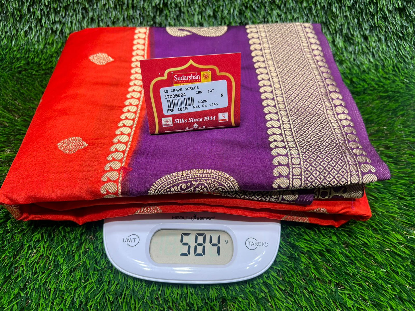 Artificial / Mix Crape Sarees ( Semi Crape )