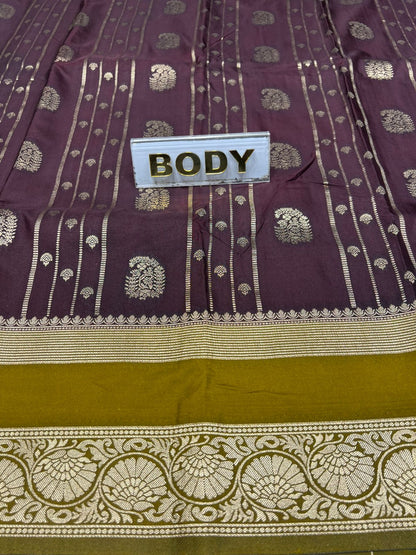 Artificial / Mix Crape Sarees ( Semi Crape )