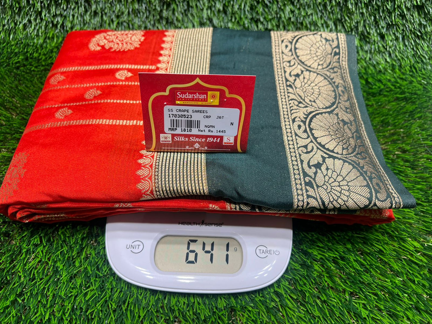 Artificial / Mix Crape Sarees ( Semi Crape )