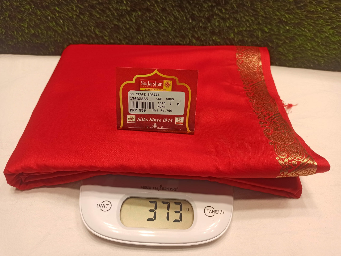 Artificial / Mix Crape Sarees ( Semi Crape )