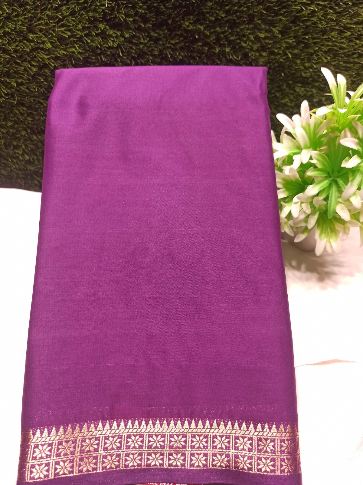Artificial / Mix Crape Sarees ( Semi Crape )