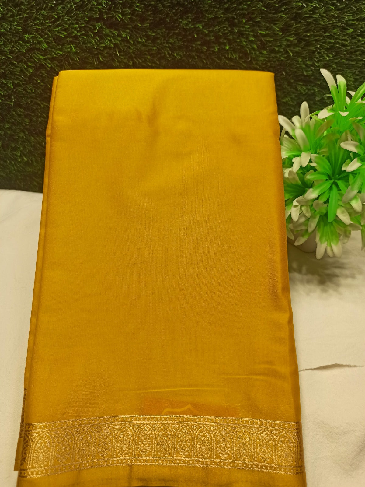 Artificial / Mix Crape Sarees ( Semi Crape )