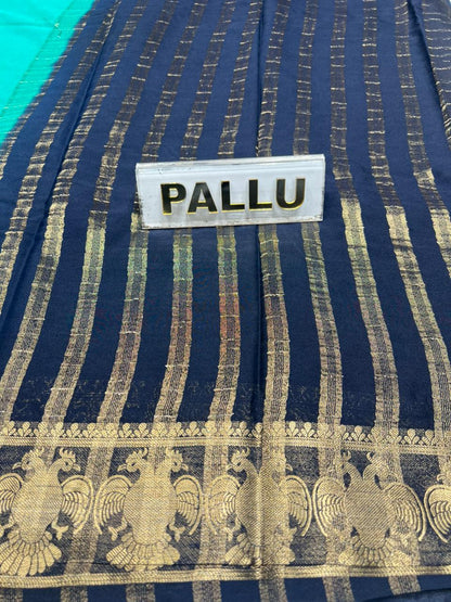 Artificial / Mix Crape Sarees ( Semi Crape )