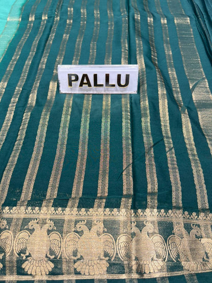 Artificial / Mix Crape Sarees ( Semi Crape )