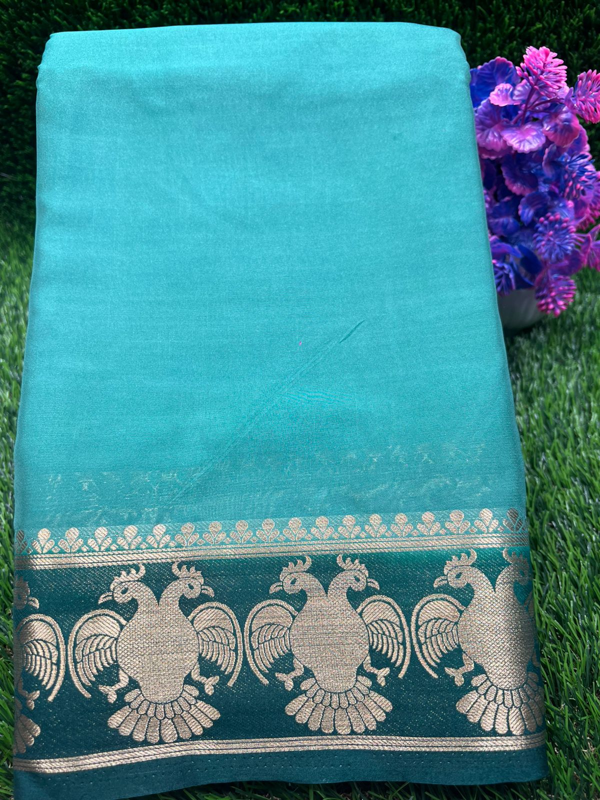 Artificial / Mix Crape Sarees ( Semi Crape )