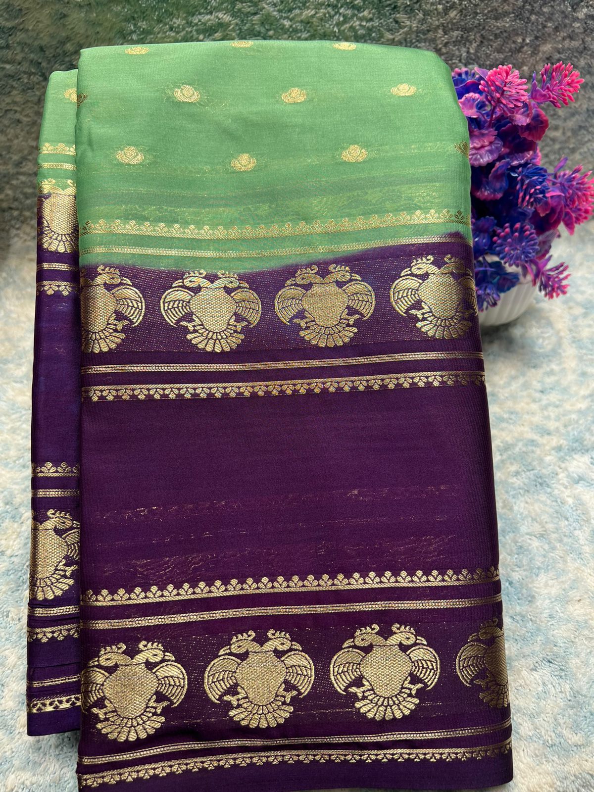 Artificial / Mix Crape Sarees