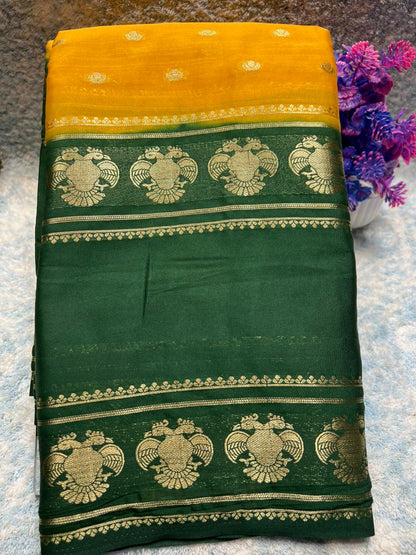 Artificial / Mix Crape Sarees