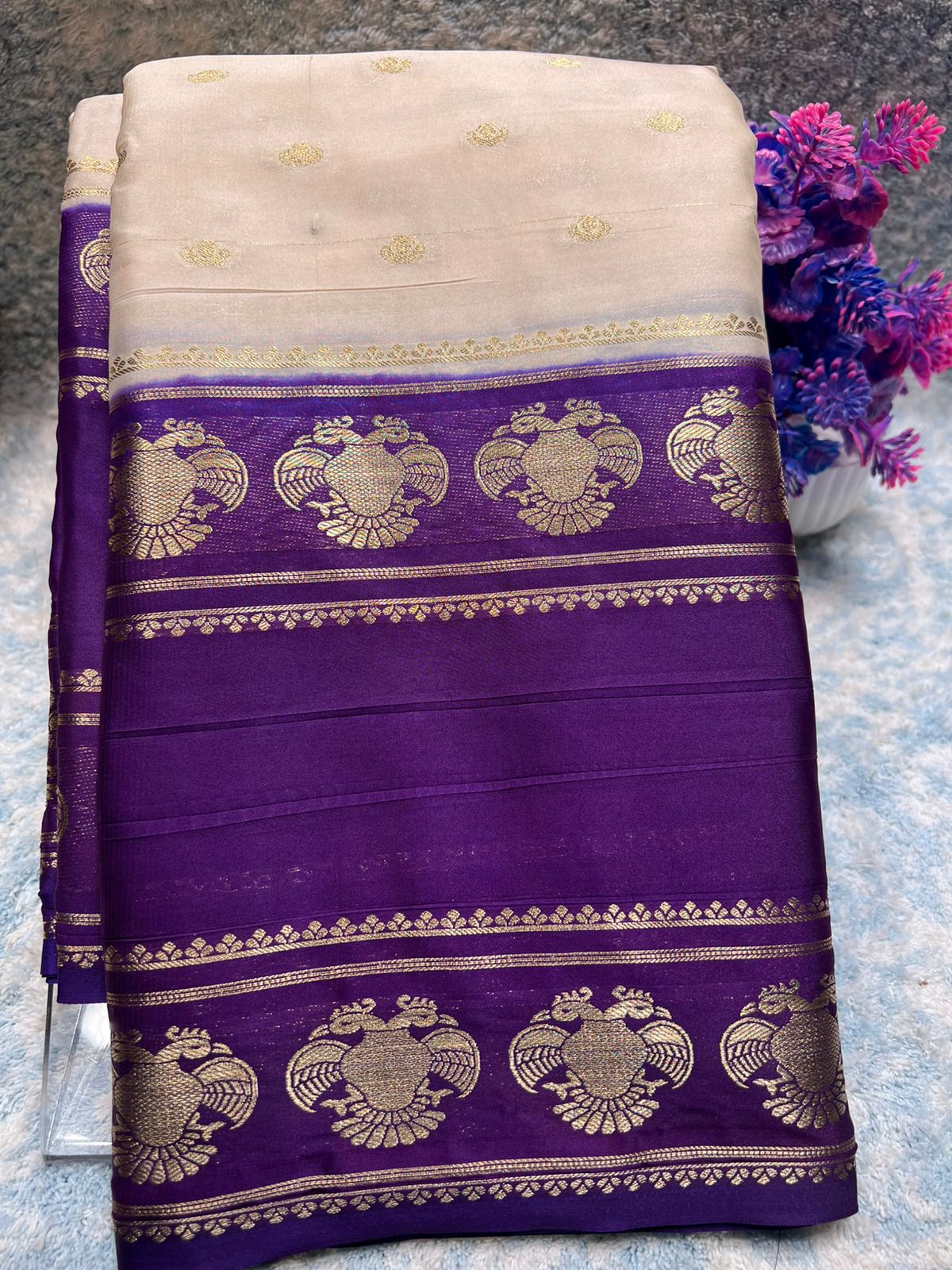 Artificial / Mix Crape Sarees