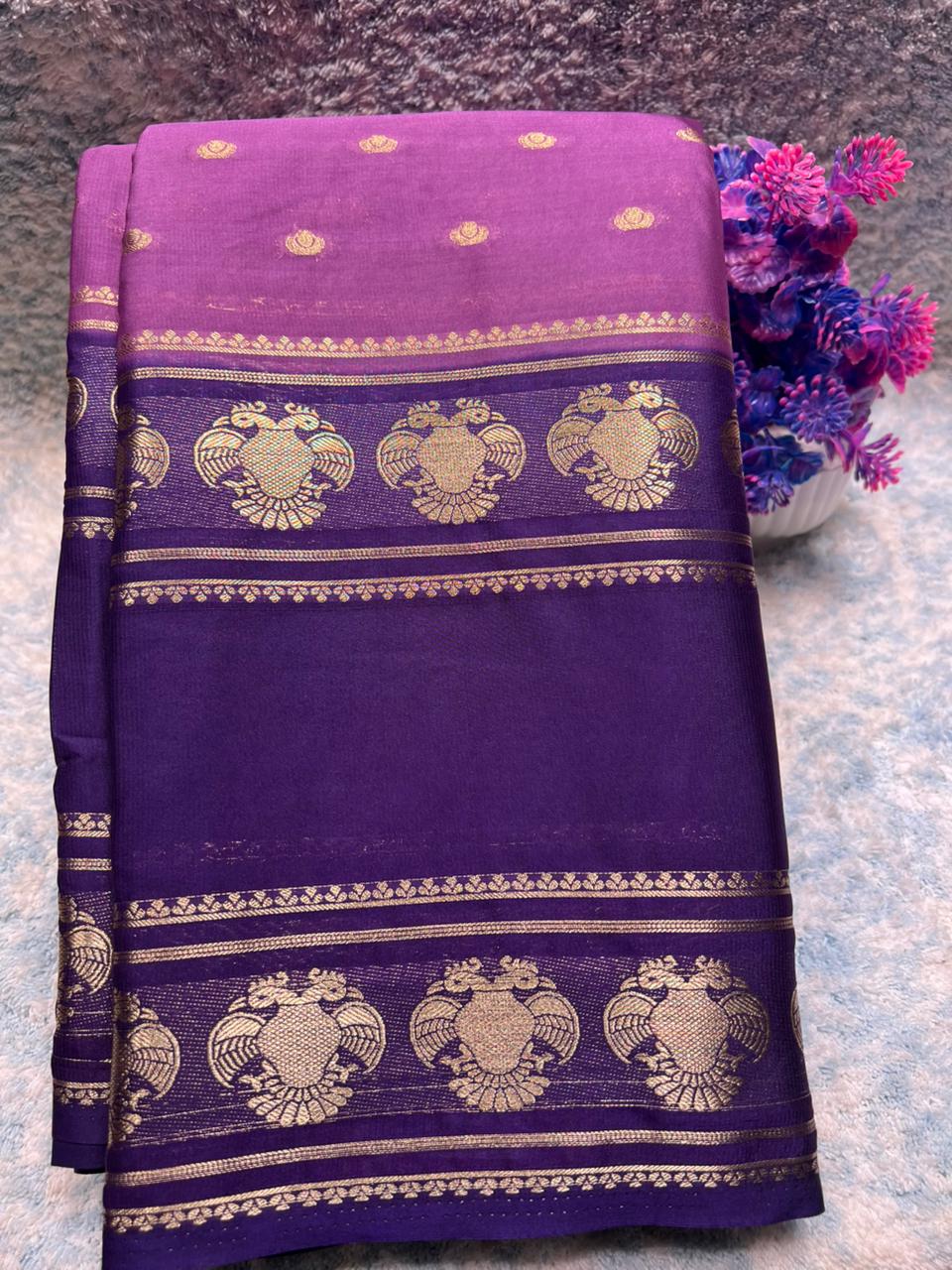 Artificial / Mix Crape Sarees