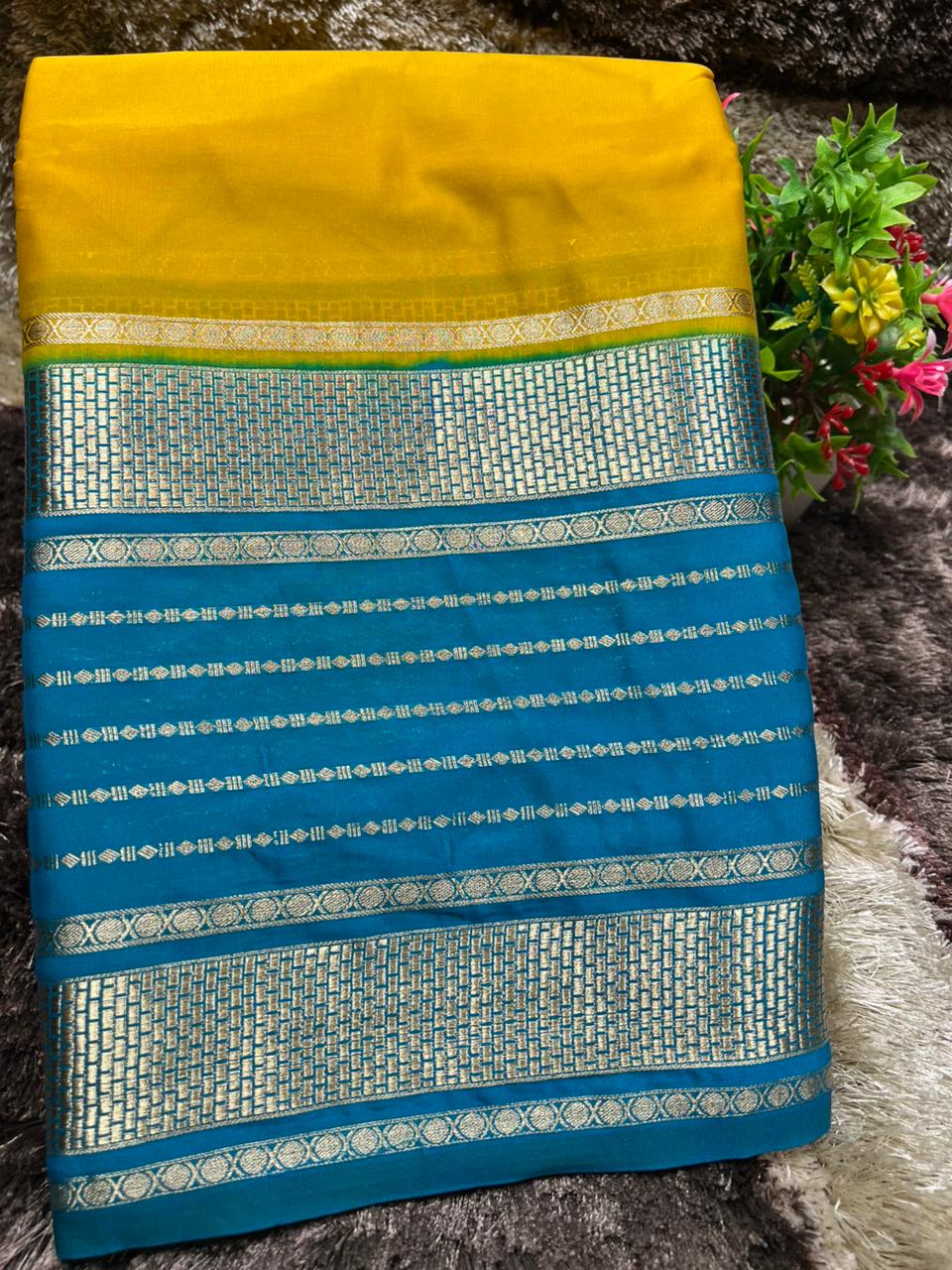 Artificial / Mix Crape Sarees