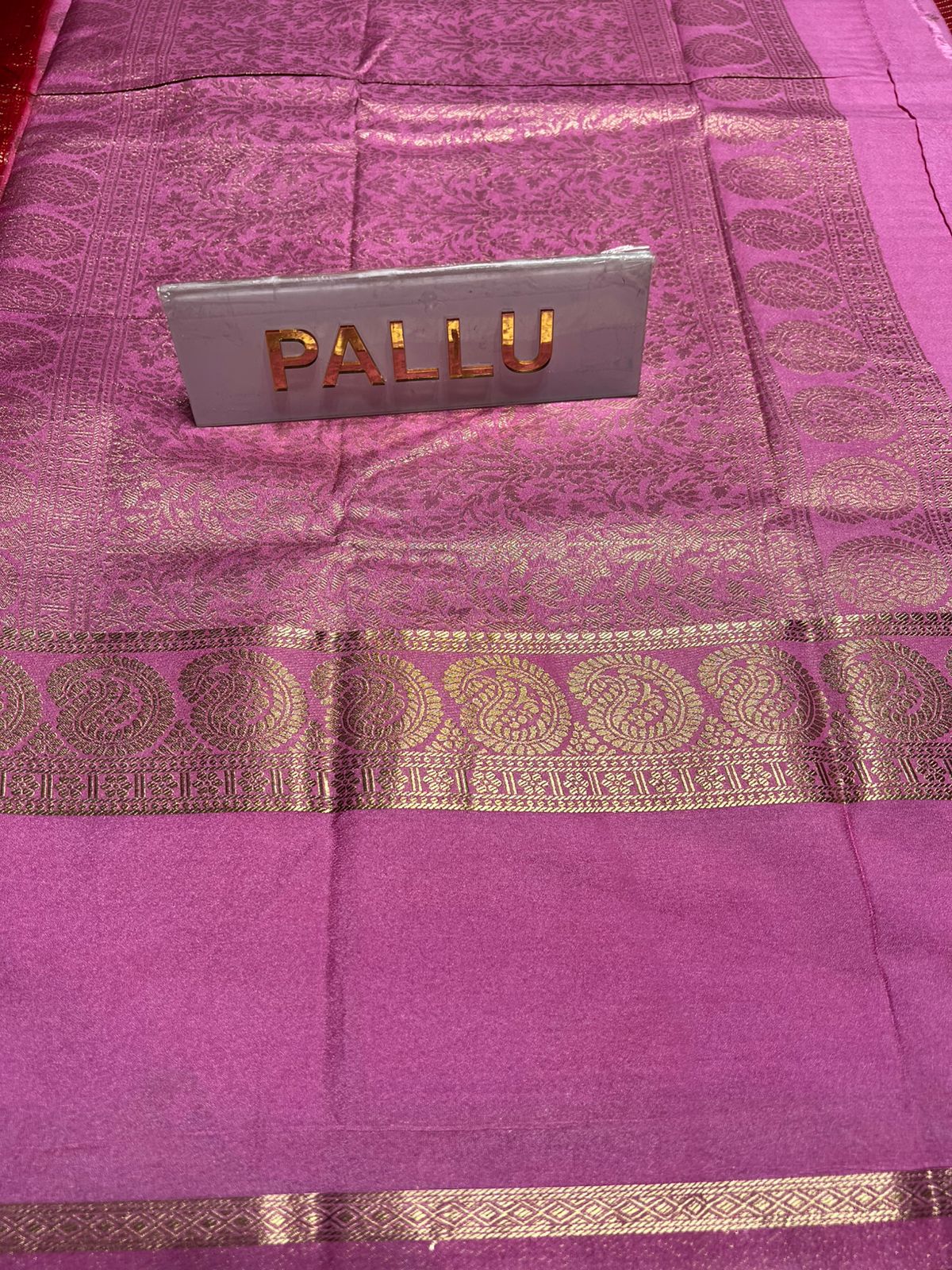 Artificial / Mix Crape Sarees