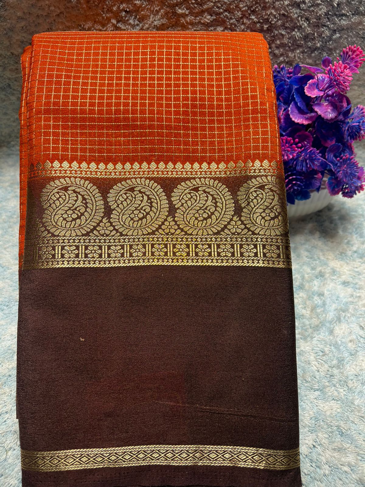 Title Artificial / Mix Crape Sarees