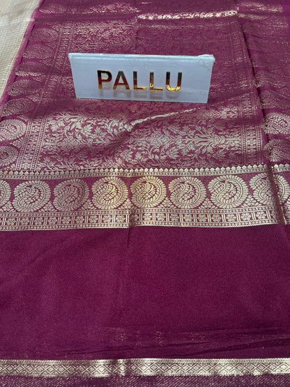 Artificial / Mix Crape Sarees