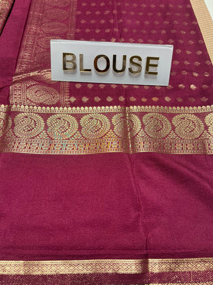 Artificial / Mix Crape Sarees