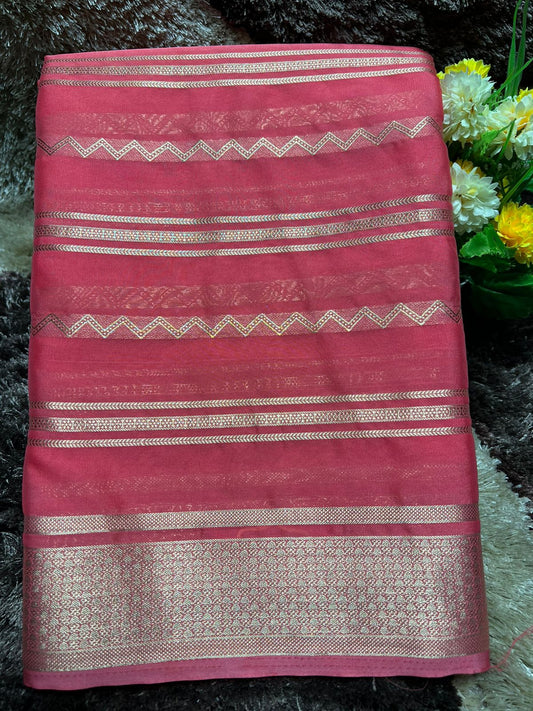Artificial / Mix Crape Sarees