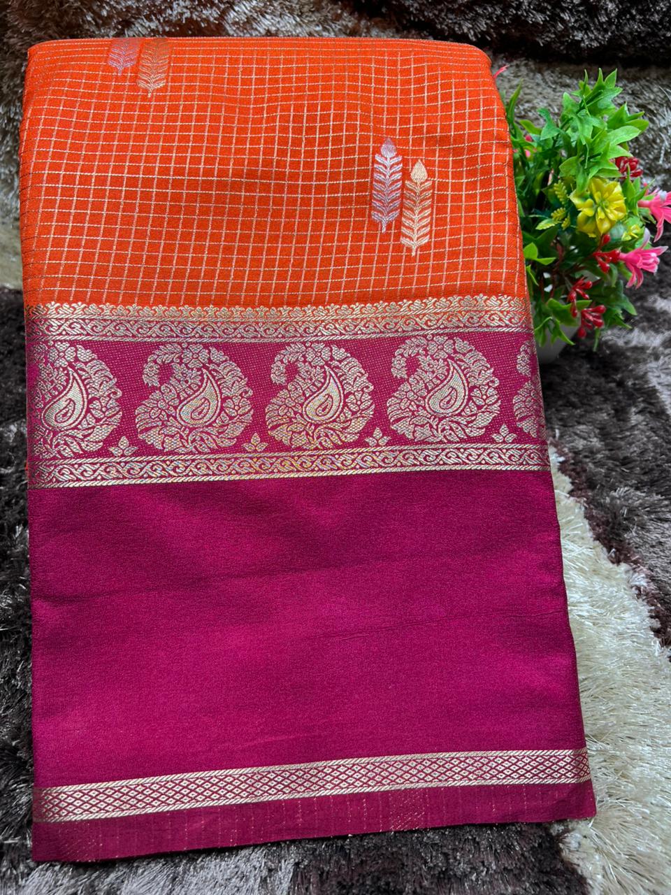 Artificial / Mix Crape Sarees