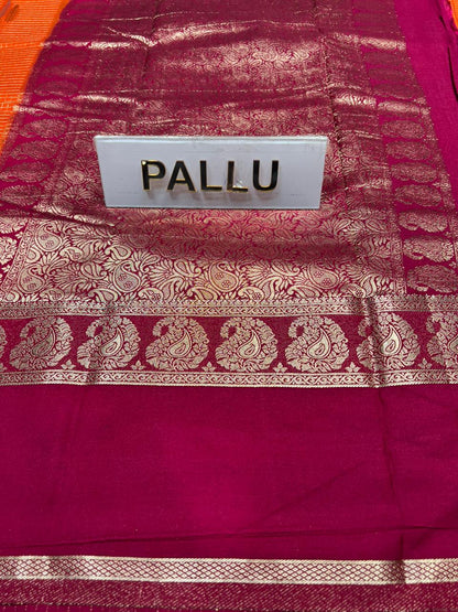 Artificial / Mix Crape Sarees