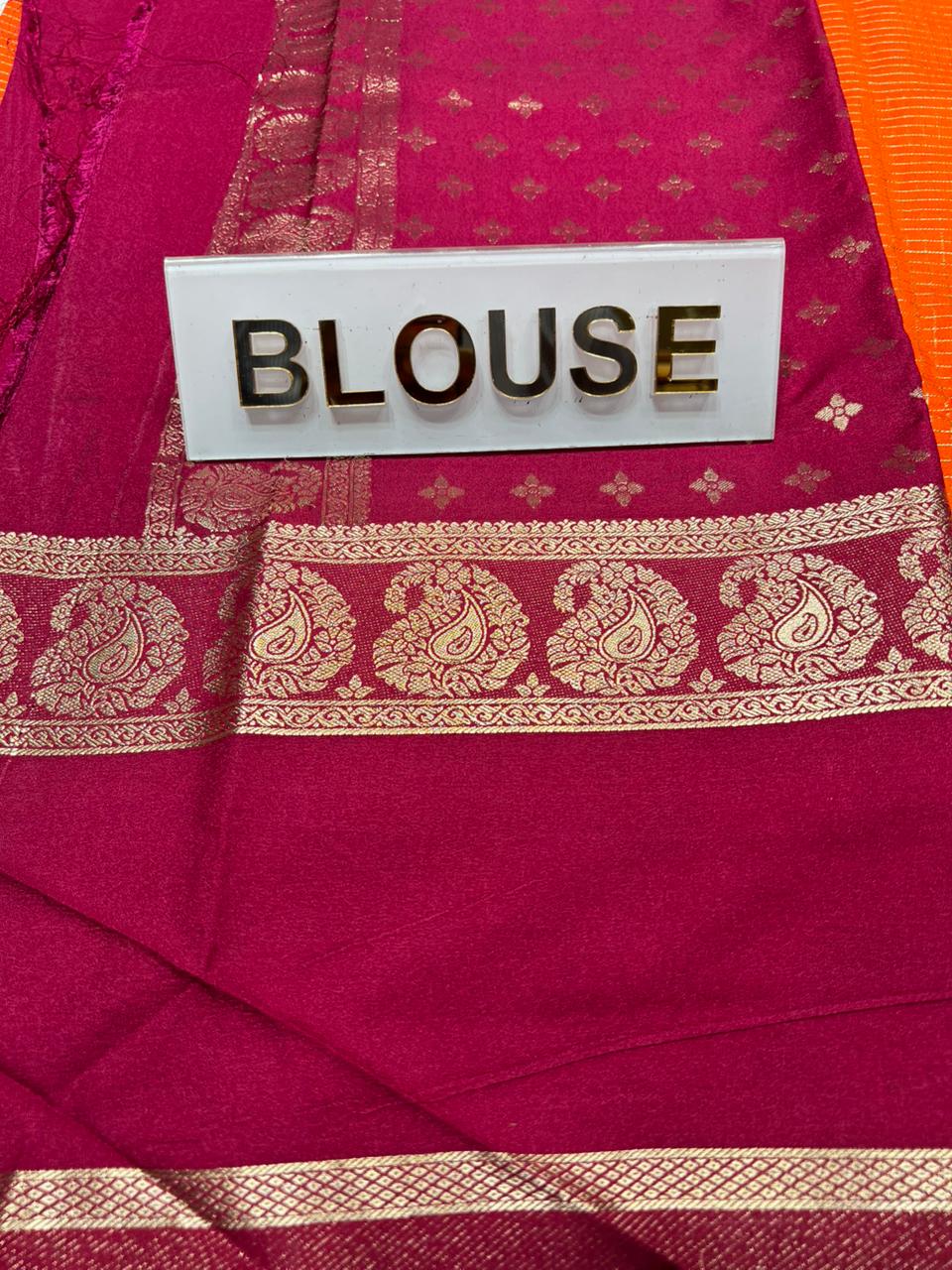 Artificial / Mix Crape Sarees