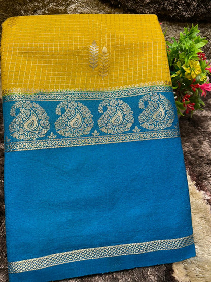 Artificial / Mix Crape Sarees